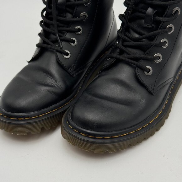Dr Martens Luana Womens Sz 7 Leather Combat Lace Up Boots Goth Y2K Rave Whimsy - Picture 5 of 10